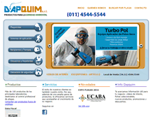 Tablet Screenshot of dapquim.com